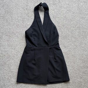 Abercrombie & Fitch Black Halter Neck Romper